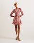 MILDRD-Dresses-Mesh Mini Dress With Shoulder Gathers- Ted Baker Romania